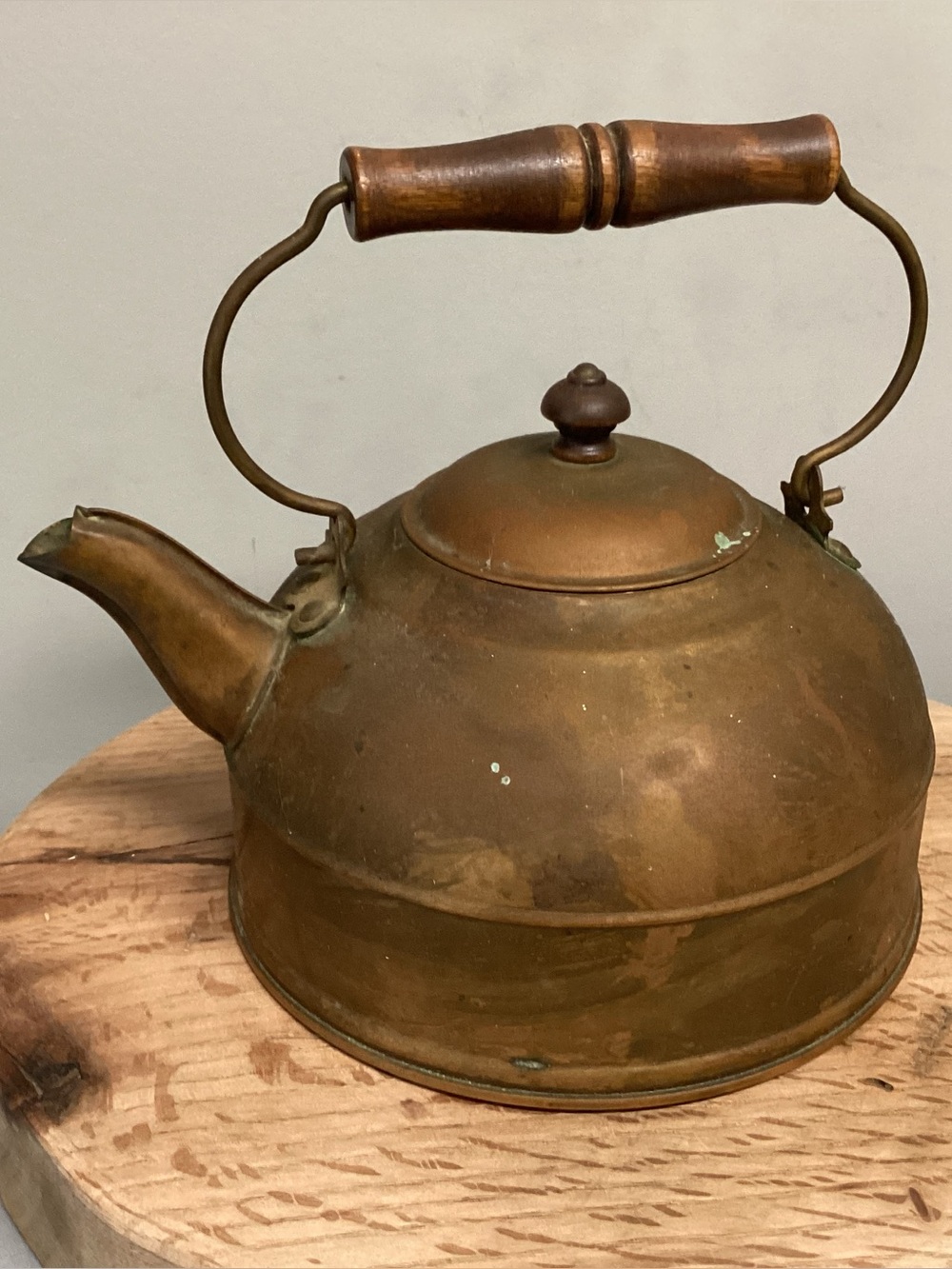 🟠 Vintage - Paul Revere Copper Crafted Tea Pot - Tea Kettle - Rome NY - Unique